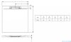 Riho Isola brodzik posadzkowy 140x80 antracyt D007009080